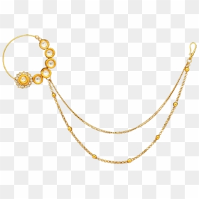 Sarita Nose Ring - Nose To Ear Chain Png, Transparent Png - nose ring png