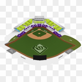 Tampa Bay Rays Spring Training Stadium, HD Png Download - baseball field png