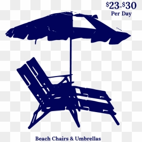Clip Umbrellas Wheelchair Umbrella - Beach Chair And Umbrella Logo, HD Png Download - beach umbrella png