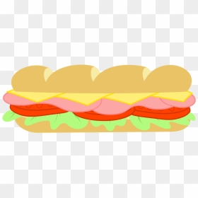 Sandwich Clipart Subway Restaurant - Transparent Background Sub Sandwich Clipart, HD Png Download - sub sandwich png