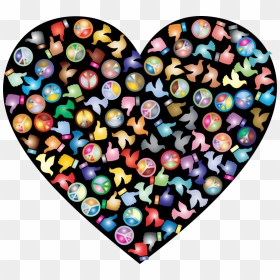Heart, HD Png Download - peace emoji png