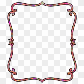 Pink,area,body Jewelry - Border Clipart Colour, HD Png Download - pink frame png