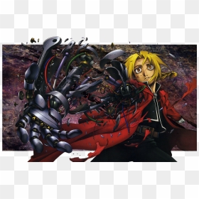 Edward Elric Shattered Automail Arm - Edward Elric Broken Arm, HD Png Download - edward elric png