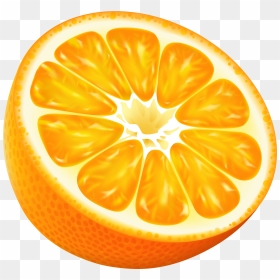 Half Orange Png Vector, Transparent Png - oranges png