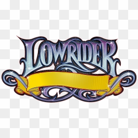Lowrider Font Banner - Logo Low Rider Png, Transparent Png - lowrider png