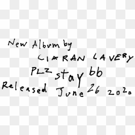 New Album Release Titles Update Black - Handwriting, HD Png Download - ink png