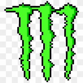 Monster Energy Logo Pixel Art, HD Png Download - monster logo png
