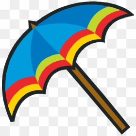 Beach Umbrella Clipart, HD Png Download - beach umbrella png