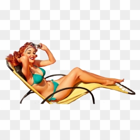 Pin Up Girls Png Png Library Library - Mafia 3 Vargas Paintings, Transparent Png - pin up girl png