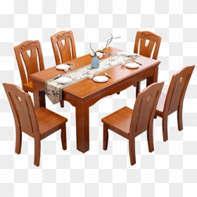 Chair, HD Png Download - wood table png