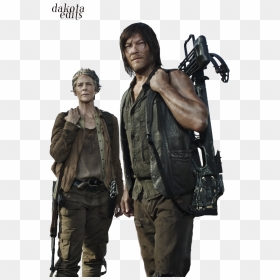 Transparent The Walking Dead Png - Daryl Dixon And Carol, Png Download - the walking dead png