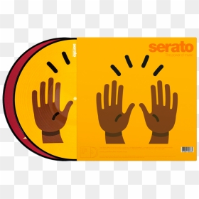 Serato Control Vinyl - Serato Vinyl Emoji, HD Png Download - praying hands emoji png