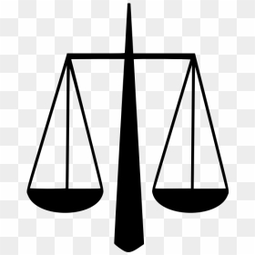 Justice Scales - Drawing Of Weight Scales, HD Png Download - scales png