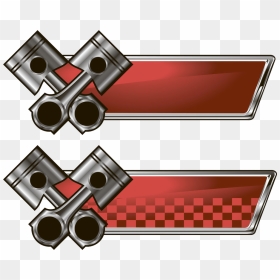 Engine Car Piston Reciprocating Racing Cartoon Hand-painted - Back Forty Texas Bbq, HD Png Download - piston png