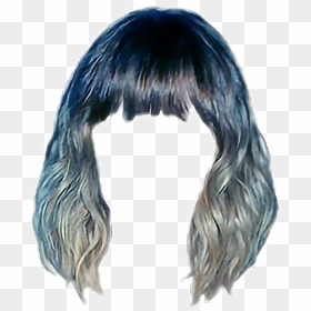 Hair Bangs Bobbedhair Colorful Niche Aesthetic Png, Transparent Png - bangs png