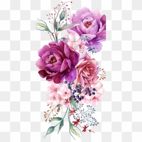 Upper Arm Flower Tattoo Drawings, HD Png Download - peony png
