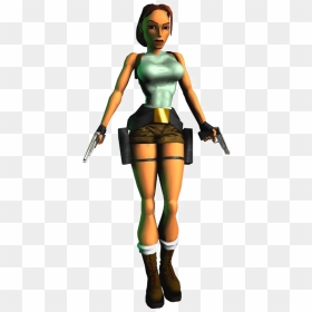 Tomb Raider Lara Croft Png Image Background - Lara Croft Old Vs New, Transparent Png - lara croft png