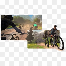 Mountain Bike, HD Png Download - dirt road png