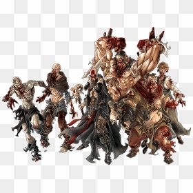 Zombie Horde Png Black And White Library - Zombicide Black Plague, Transparent Png - zombie horde png