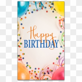 Christmas Card, HD Png Download - birthday confetti png