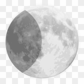 Transparent Creepy Moon Clipart - Full Moon, HD Png Download - half moon png