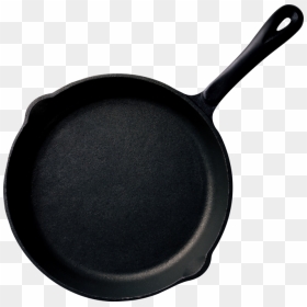 Frying Pan Cast Iron Cookware Non Stick Surface Wok - Cast Iron Skillet Clip Art, HD Png Download - frying pan png