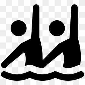 Synchronised Swimming Icon - Vector Swimming Icon Png, Transparent Png - swimming png