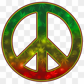 Peace 420 Weed - Peace Sign Light Blue, HD Png Download - 420 png
