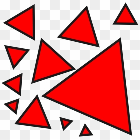 Transparent Red Triangle Png - Red Triangles, Png Download - red triangle png