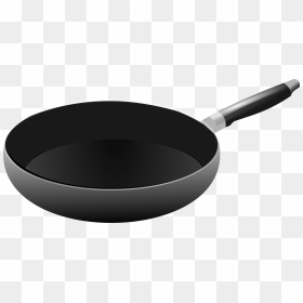 Red Cooking Cookware Frying Pan Clip Art - Cooking Pan Png, Transparent Png - frying pan png