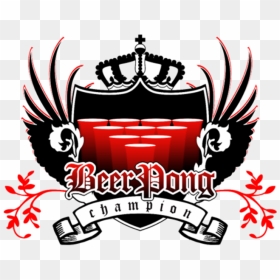 Beer Pong Champion Royal Crest - Beer Pong Champion Png, Transparent Png - beer pong png