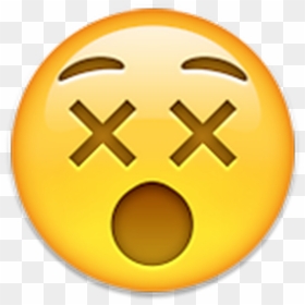Not Sleepy, Or Dead, This Emoji Actually Represents - Transparent Background Dead Emoji, HD Png Download - dead emoji png