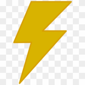 Yellow Lightning Png , Png Download - Triangle, Transparent Png - yellow lightning png