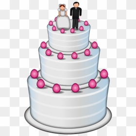 Wedding Cake Emoji, HD Png Download - cake emoji png