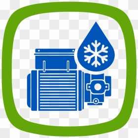 Cooling Pump Icon - Water Motor Pump Icon, HD Png Download - water icon png