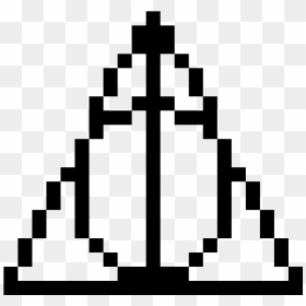 Deathly Hallows Symbol - Harry Potter Perler Bead Ideas, HD Png Download - deathly hallows png
