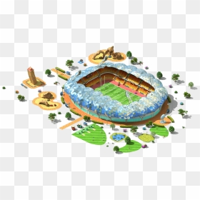 Megapolis Wiki - Soccer-specific Stadium, HD Png Download - baseball field png