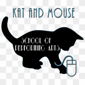 A Kat And A Mouse - Carnivore, HD Png Download - cat silhouette png