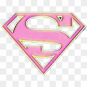 Transparent Supergirl Logo Png - Superman Logo Yellow Background, Png Download - supergirl logo png