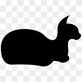 Cat Silhouette - Cat, HD Png Download - cat silhouette png