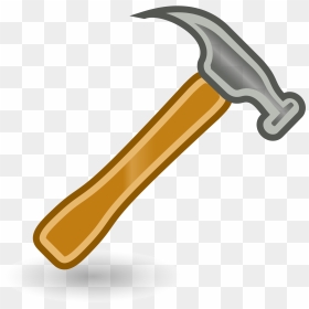 Hammer Clipart Transparent Clipart Black And White - Transparent Background Hammer Clipart, HD Png Download - hammer clipart png