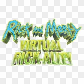 Playstation Flow Banner - Rick & Morty Vr Logo, HD Png Download - rick and morty logo png