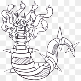 Giratina , Png Download - Line Art, Transparent Png - giratina png