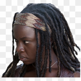 Drawing Dreadlocks Michonne, HD Png Download - dreadlocks png