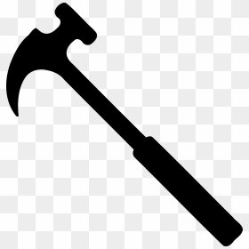 Trends For Hammer And Nails Clip Art Black And White - Hammer Clip Art, HD Png Download - hammer clipart png