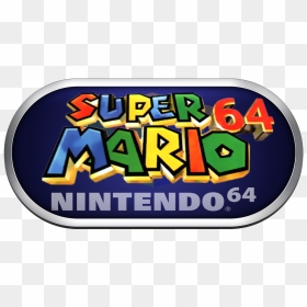 N64 Silver Ring Clear Game Logo Set - Super Mario 64, HD Png Download - nintendo 64 logo png