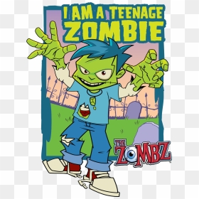 Dk Of The Zombz™ Zombie Cartoon, Horde, Zombie Apocalypse, - Zombie, HD Png Download - zombie horde png