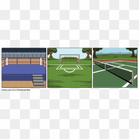 Tennis Court Ground Transparent, HD Png Download - boxing ring png