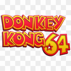 Originally Released On 24/11/1999 By Rare On The Nintendo - Donkey Kong 64 Title, HD Png Download - nintendo 64 logo png