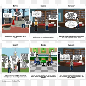 Comic Strip Of Lung Cancer, HD Png Download - smoking blunt png